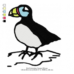 Bird Embroidery Design 30